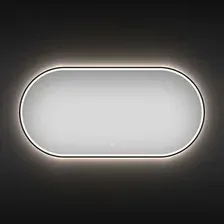 Wellsee Зеркало с фронтальной LED-подсветкой 7 Rays' Spectrum 172201650, 120 х 60 см (с сенсором и регулировкой яркости освещения)