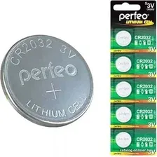 Батарейка Perfeo Lithium CR2032/5BL 5 шт