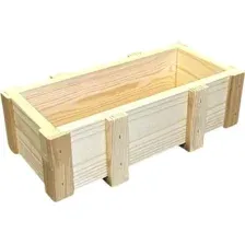 Кашпо KraftHouse Балконный ящик 15x32x9 2043416450258 (натуральный)