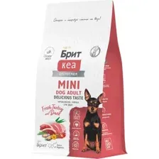 Корм для собак Брит Кеа Mini Dog Adult Delicious Taste, 6010780, индейка/утка, 400 г