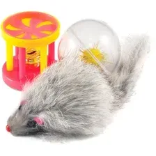 Игрушка для кошек Triol XW0087 22181039 (мяч, мышь, барабан)