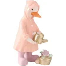 Статуэтка Sima-Land Утка в дождевике поливает цветок из лейки 10583266