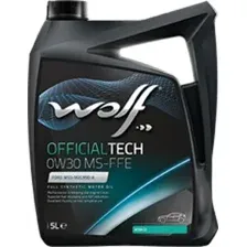 Моторное масло Wolf OfficialTech 0W-30 MS-FFE 5л