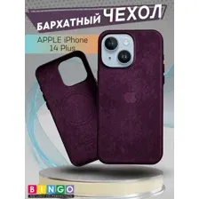 Чехол для телефона Bingo Woven Magnetic для APPLE iPhone 14 Plus (бордовый)