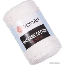 Пряжа для вязания Yarnart Macrame Cotton 752 250 г 225 м (молочный)