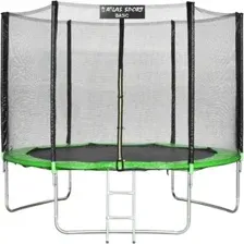 Батут Atlas Sport 252 см (8ft) BASIC зеленый