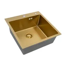 Мойка ARFEKA ECO AR 500*500 GOLD PVD NANO DECOR