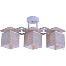 Люстра средней высоты Mirastyle MH-10096/3 WH+GR