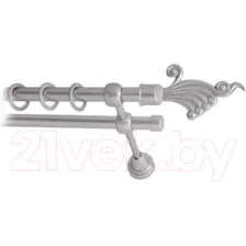 Карниз для штор Lm Decor Кения 023 2р гладкий (сатин, 3м)