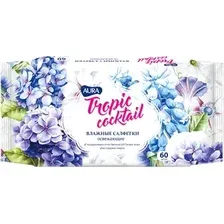 Влажные салфетки Aura Tropic Coctail (60 шт)