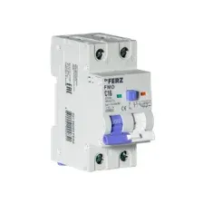 Дифференциальный автомат FMO-EM-1P+N 16A 30mA 10kA тип A, х-ка C, 2M Dr.Ferz