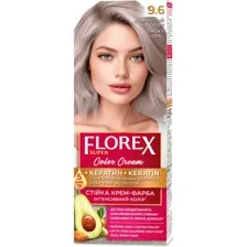 Крем-краска для волос Florex Super Кератин тон 9.6 дымчатый опал
