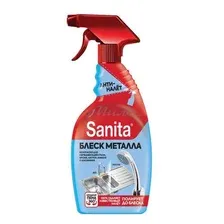 Средство чистящее SANITA Блеск металла спрей, 500 г