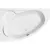 Ванна акриловая Cersanit Kaliope 170x110 L / 63443 (с каркасом, экраном и сифоном Prime черный)
