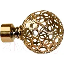 Наконечник для карниза Lm Decor YF095 Ажур 25мм (антик)