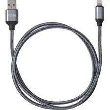 Кабель TDM Electric USB Type-A - Lightning SQ1810-0312 (1 м, серый)