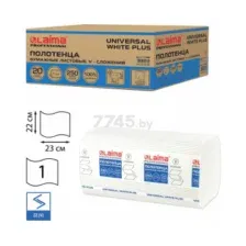 Бумажные полотенца Laima Universal White Plus / 111344