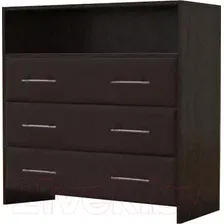 Комод PROxSON Varna 90x40x90 (венге/коричневый)