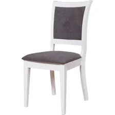 Стул Мебель-Класс Гармония МКЕ-300.11 (МТ Bahama Plus Grey, белый)
