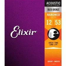 Струны для гитары Elixir Strings 11052 12-53