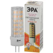 Лампочка ЭРА STD LED JC-5W-12V-CER-827-G4