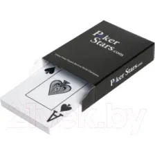 Игральные карты Partida Poker Stars Psblue (синий)
