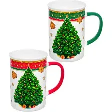 Набор кружек Elan Gallery Новогодняя Елка 880273