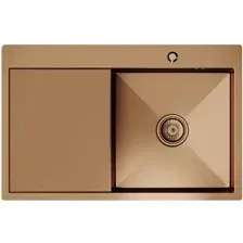 Мойка кухонная Mixline Pro 552920 (бронза, с сифоном)