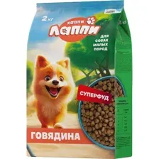 Хаппи Лаппи для собак малых пород (Говядина) 2 кг