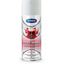 Грунт-эмаль Vixen Для пластика RAL 9003 / VX-50103 (520мл, белый матовый)