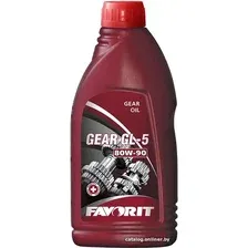 Трансмиссионное масло Favorit Gear 80W-90 GL-5 1л