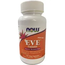 ЖЕНСКИЙ ВИТАМИННЫЙ КОМПЛЕКС EVE ОТ NOW БЕЗ ЖЕЛЕЗА 120 КАПСУЛ