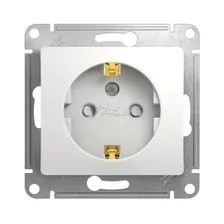 Розетка Systeme Electric Glossa GSL000145 (белый)