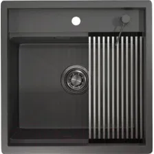 Мойка кухонная GRANULA KS-5051 (графит матовый)