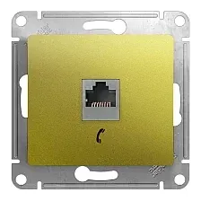 Розетка телефонная Systeme Electric Glossa GSL001081T
