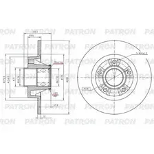 Тормозной диск PATRON PBD1243