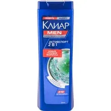 Шампунь Clear Men 2 в 1, активспорт, 400 мл