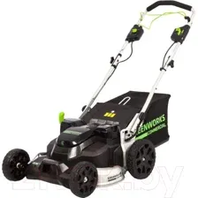 Газонокосилка аккумуляторная самоходная GREENWORKS GC82LM61S TwinForce 