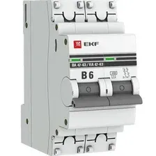 Выключатель автоматический EKF PROxima / mcb47100-2-63C-pro