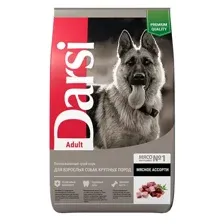 Darsi Adult для собак крупных пород (мясное ассорти), 10 кг