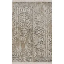 Ковер для жилой комнаты Sintelon Palermo 06ODO 1K 120x170 (бежевый/серый)