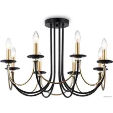 Подвесная люстра Ambrella light Traditional TR9622/8 BK/CGD