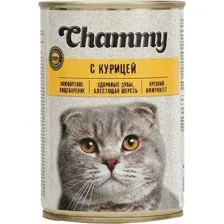 Влажный корм для кошек Chammy С курицей в соусе / F19077 (415г)