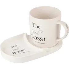 Чашка с блюдцем Nouvelle The Real Boss 0440013