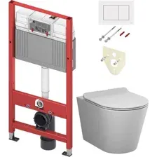 Унитаз подвесной AM.PM Sunny Flashclean C85C1701SC + TECE Kit 9400413