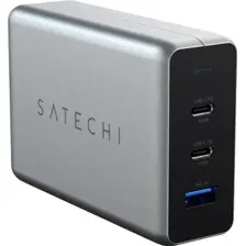 Сетевое зарядное Satechi 100W Type-C PD Compact GAN Charger ST-TC100GM-EU (европейская вилка)