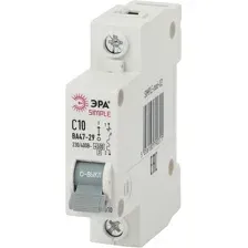 Выключатель автоматический ЭРА Simple-Mod-02 ВА47-29 1P 10А 4.5кА C Б0039219