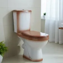 Унитаз напольный Rosa Комфорт (коричневый)