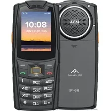 Кнопочный телефон AGM M6 (черный)