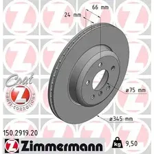Тормозной диск ZIMMERMANN 150.2919.20 вентилируемый , задняя ось